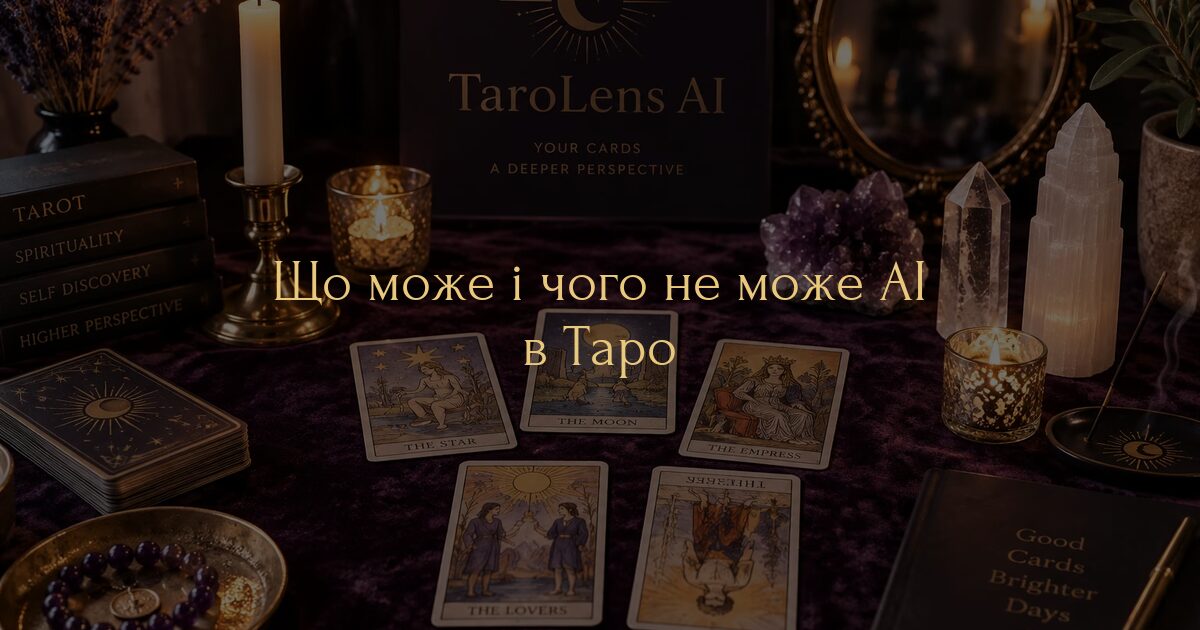 Що може і чого не може AI в Таро