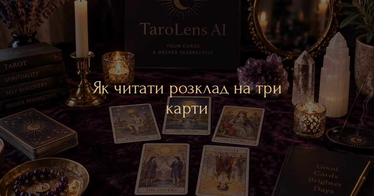 Як читати розклад на три карти